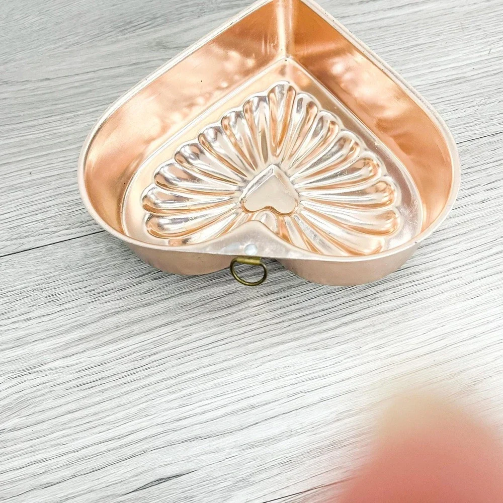 Vintage Copper Heart Jello Mold – Kitchen Wall Decor